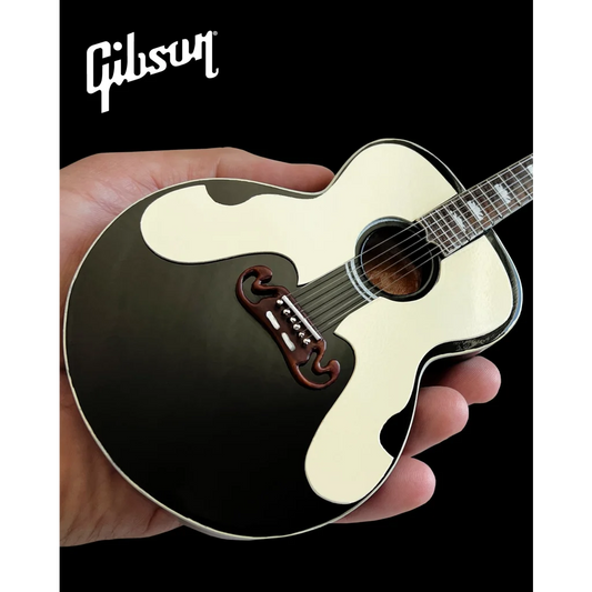 Everly Brothers officially licensed mini guitar by Axe Heaven with black and white finish