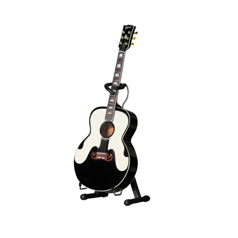 Everly Brothers officially licensed mini guitar by Axe Heaven, black and white acoustic style
