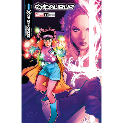 Marvel comics Excalibur #14 comic book cover by Lucas Wernick from Unknown Comics