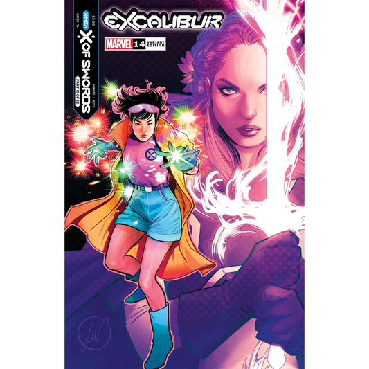 Marvel comics Excalibur #14 comic book cover by Lucas Wernick from Unknown Comics