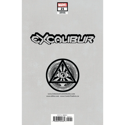 Comic book with light gray cover from Excalibur 21 Hellfire Gala David Nakayama Exclusive