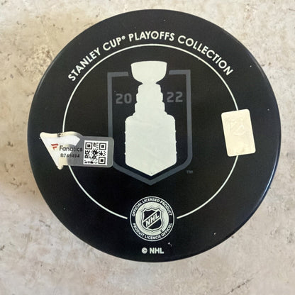 Gabriel Landeskog Signed 2022 Stanley Cup Champs Puck Fanatics Auth