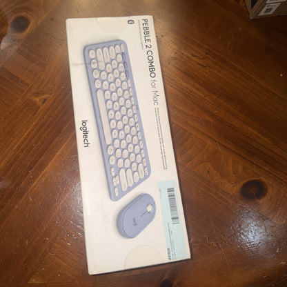 Logitech Pebble 2 Combo Slim Wireless Bluetooth Keyboard and Mouse for Mac