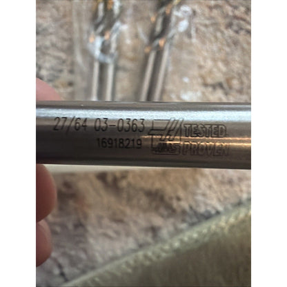 Haas Drill Bits 03-0363 TiN Coated Jobber Drills – Set of 5