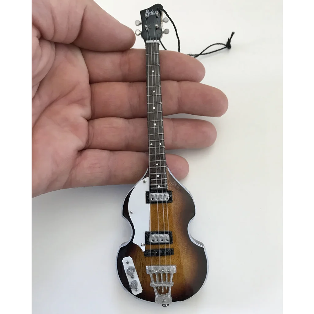 Axe Heaven mini guitar ornament in Fab Four gift box