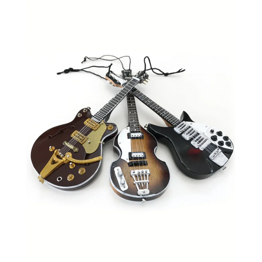 Axe Heaven Fab Four mini guitar gift box set with gold hardware