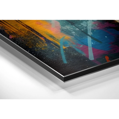 Stunning Brushed Aluminium Dibond Abstract Art Prints | Glass Wall Art Print | vintageantiquesgifts.com