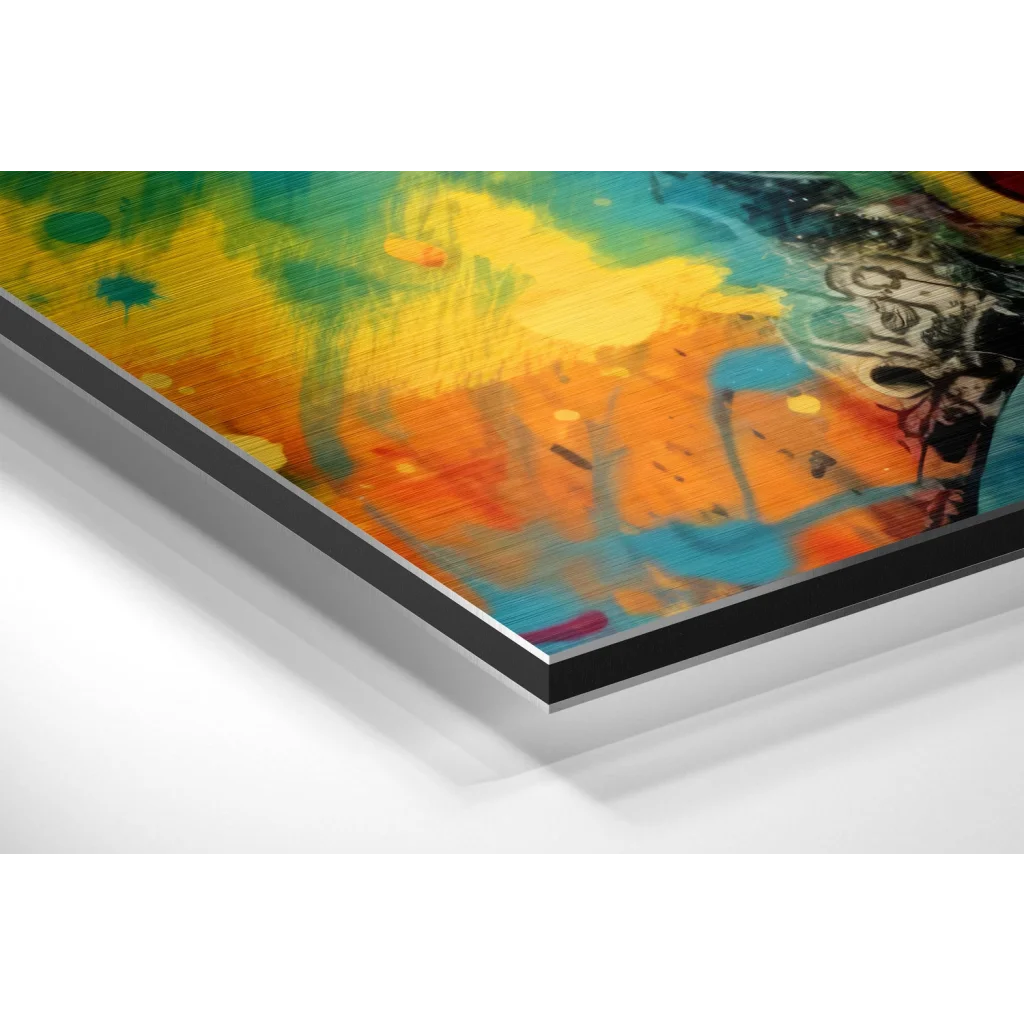 Face of Her Brushed Aluminum Dibond Wall Art