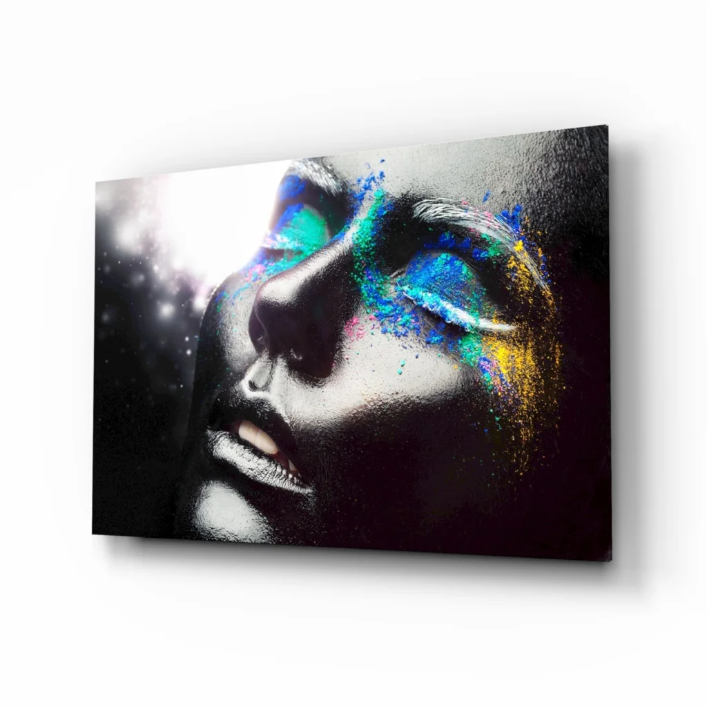 Cosmic Splash Glass Wall Art Canvas Print | Insigneart USA | vintageantiquesgifts.com