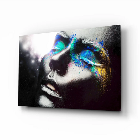 Cosmic Splash Glass Wall Art Canvas Print | Insigneart USA | vintageantiquesgifts.com