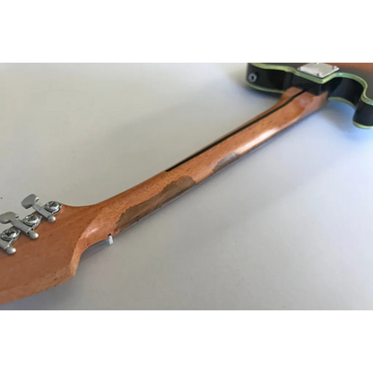 Fender Telecaster Mini Guitar with unique wood grain, adjustable a-frame stand