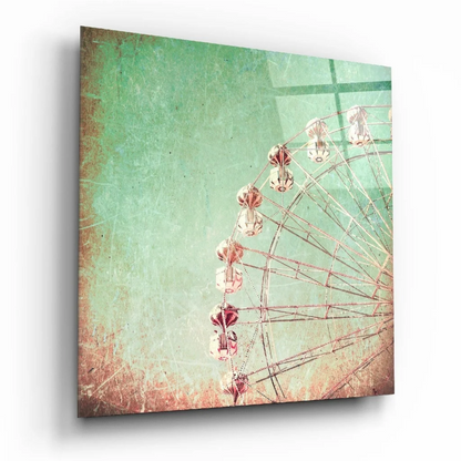 Vintage Ferris Wheel Glass Wall Art Print Collection | Insigneart USA | vintageantiquesgifts.com