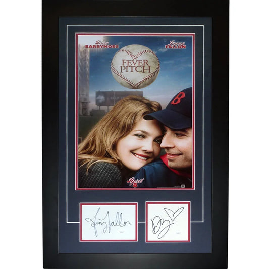Framed 11x17 Fever Pitch movie poster deluxe framed with autographs