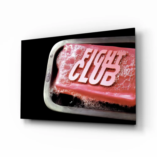 Fight Club Pink Soap Bar Wall Art Canvas Print | Insigneart USA | vintageantiquesgifts.com