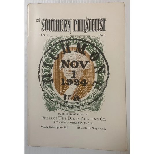 First Edition Antique 1924 Southern Philatelist Stamps of the Confederacy Collectibles Collectible Items | Vintage