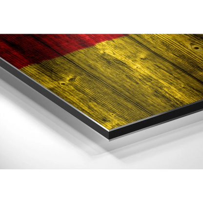 Stunning Flag Art on Brushed Aluminium Dibond | Glass Wall Art Print | vintageantiquesgifts.com