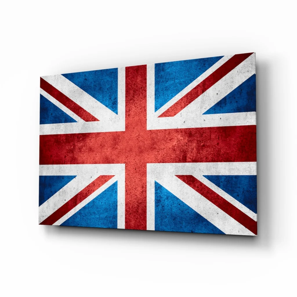 Vintage Union Jack Canvas Wall Art with Distressed Finish | Insigneart USA | vintageantiquesgifts.com