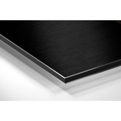 Stunning brushed aluminium dibond flamingo wall art panel