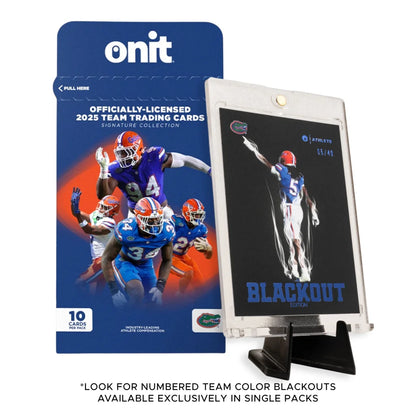 Florida Football Trading Cards Single Pack with 2023 Team Signature Collection