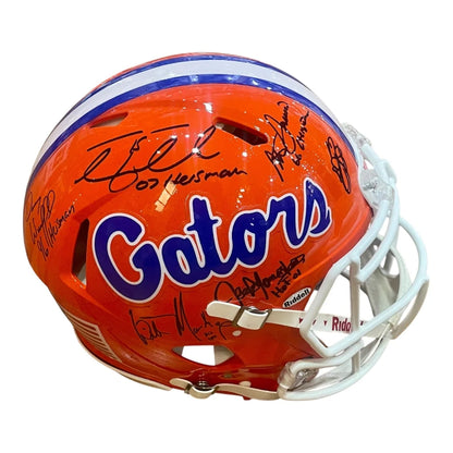 Florida Gators honor autographed Proline helmet with orange design