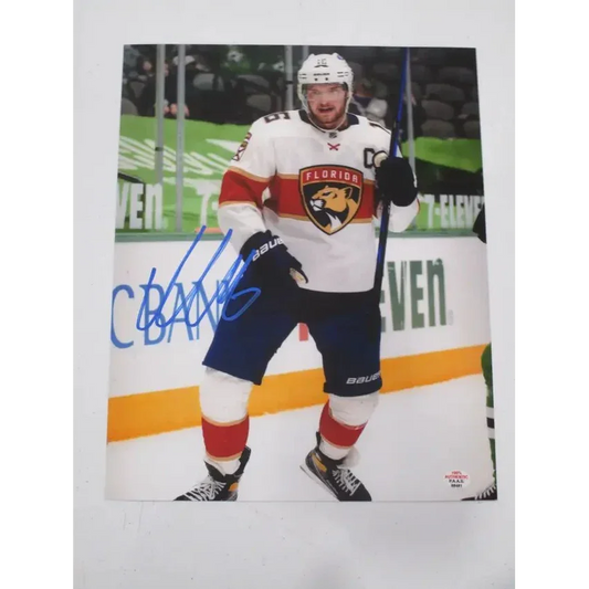 Autographed Florida Panthers signed 8x10 photo with certificate for Panthers signed autographed collectibles