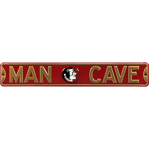 Florida State FSU Seminoles Man Cave authentic street sign