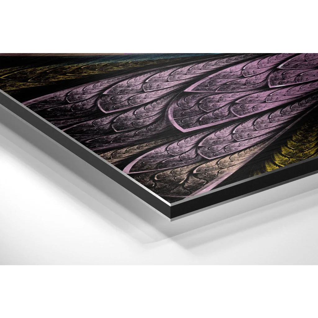 Flower Brushed Aluminium Dibond Wall Art