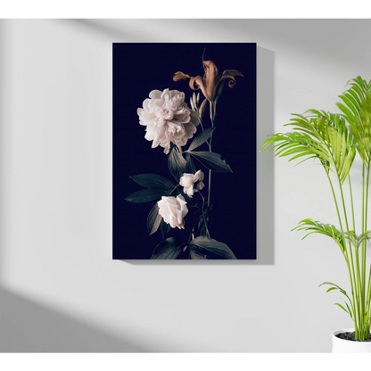 Stunning Insigne Aluminum Prints with Navy Peonies and Lilies