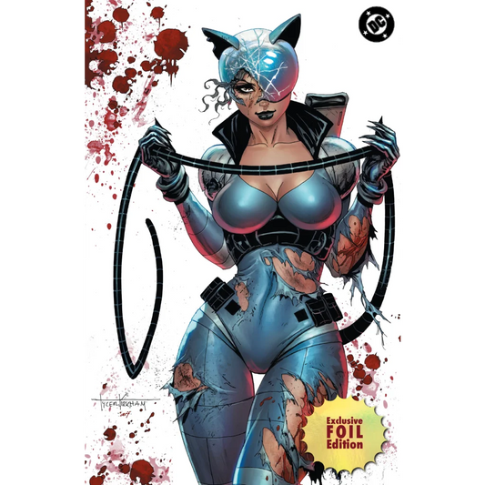 [FOIL] ABSOLUTE BATMAN #13 TYLER KIRKHAM EXCLUSIVE BATLLE DAMAGED NYCC EXCLUSIVE CATWOMAN VIRGIN VAR (10/08/2025)