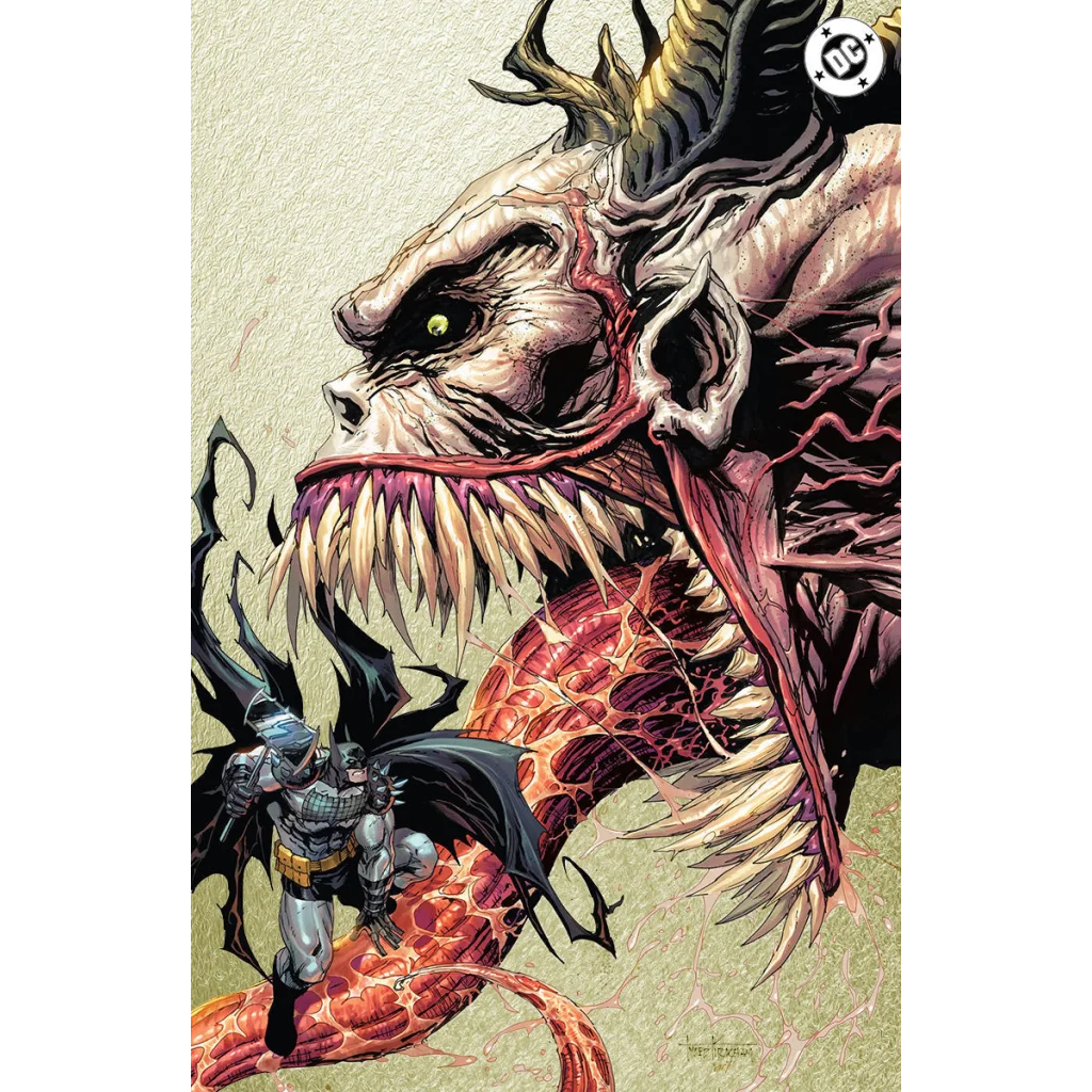 Batman on venom by tyler kirkham exclusive cvr foil variant