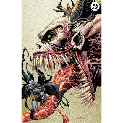 Batman on venom by tyler kirkham exclusive cvr foil variant