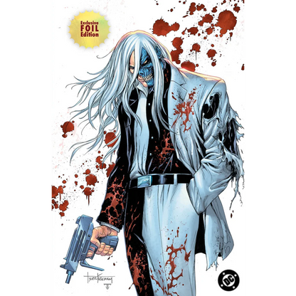 Absolute Batman #21 Tyler Kirkham Foil Exclusive Battle Damaged Two-Face Virgin Var | Unknown Comics Exclusive | vintageantiquesgifts.com