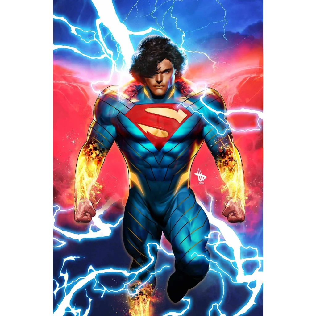 Absolute Superman #18 Dave Wilkins exclusive virgin variant with lightning effects