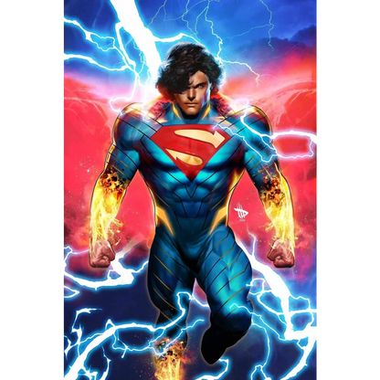 Absolute Superman #18 Dave Wilkins exclusive virgin variant with lightning effects