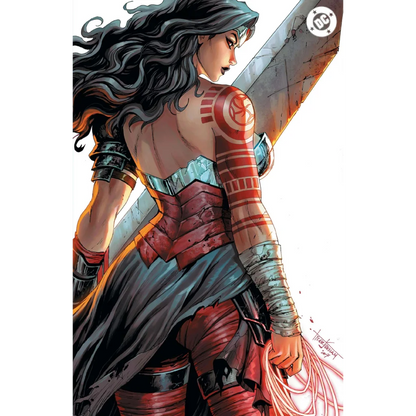 Absolute Wonder Woman #17 Tyler Kirkham Foil Exclusive Virgin Var | Collectible US Comic Book Variant | vintageantiquesgifts.com