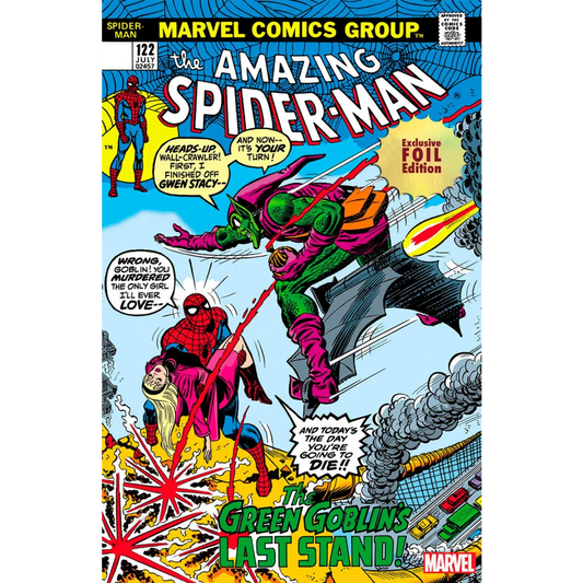 [Foil] Amazing Spider-Man #122 Facsimile Edition Unknown Comics John Romita Exclusive Var  (06/28/2023)