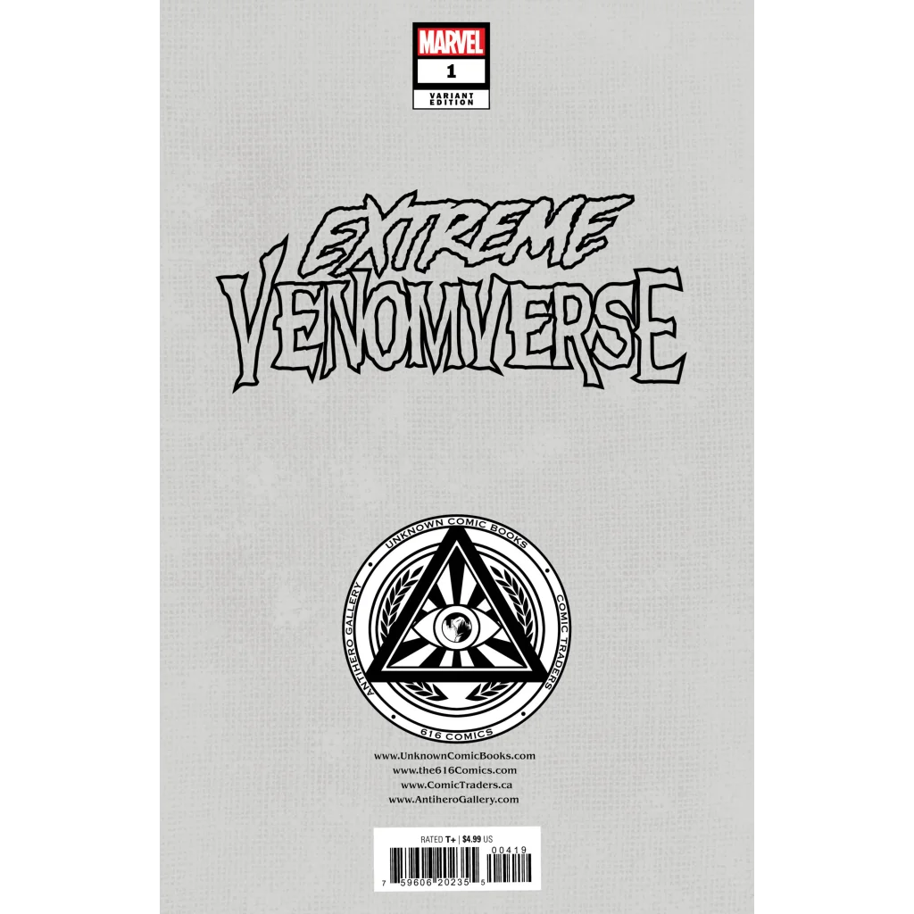 [FOIL] Extreme Venomverse #1 Unknown Comics Greg Horn Exclusive Foil Virgin Var (05/10/2023)