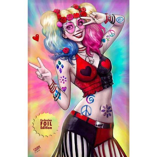 [FOIL] HARLEY QUINN #53 NATHAN SZERDY EXCLUSIVE NYCC VIRGIN VAR 10/2025