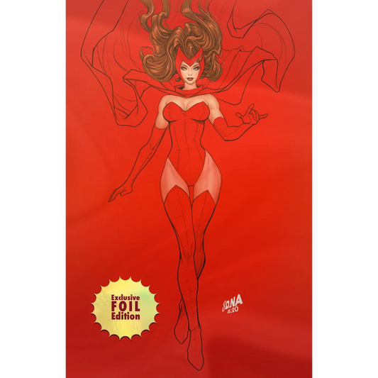 [FOIL] Scarlet Witch #4 Unknown Comics David Nakayama Exclusive Foil Virgin Color Bleed Var (04/05/2023)