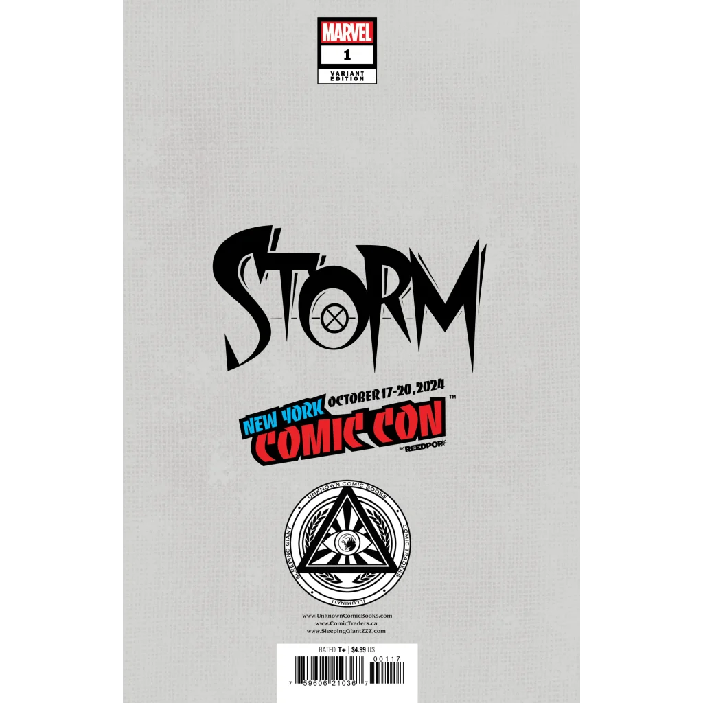 Marvel comic book Storm #1 foil variant by David Nakayama NYCC 2024 exclusive