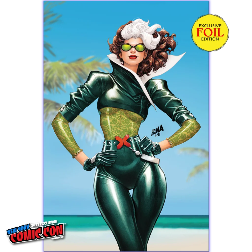 Uncanny Avengers #2 comic cover featuring Rogue from Marvel X-Men by David Nakayama