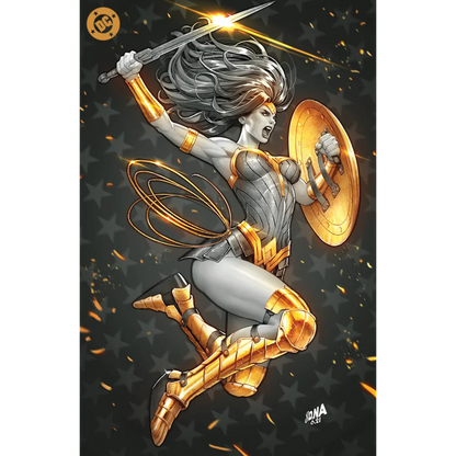 [FOIL] WONDER WOMAN #14 DAVID NAKAYAMA NYCC 2024 BLACK & GOLD EXCLUSIVE VIRGIN PREMIUM VAR  (10/23/2024)