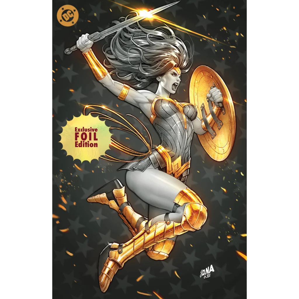 [FOIL] WONDER WOMAN #14 DAVID NAKAYAMA NYCC 2024 BLACK & GOLD EXCLUSIVE VIRGIN PREMIUM VAR  (10/23/2024)
