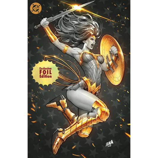 [FOIL] WONDER WOMAN #14 DAVID NAKAYAMA NYCC 2024 BLACK & GOLD EXCLUSIVE VIRGIN PREMIUM VAR  (10/23/2024)