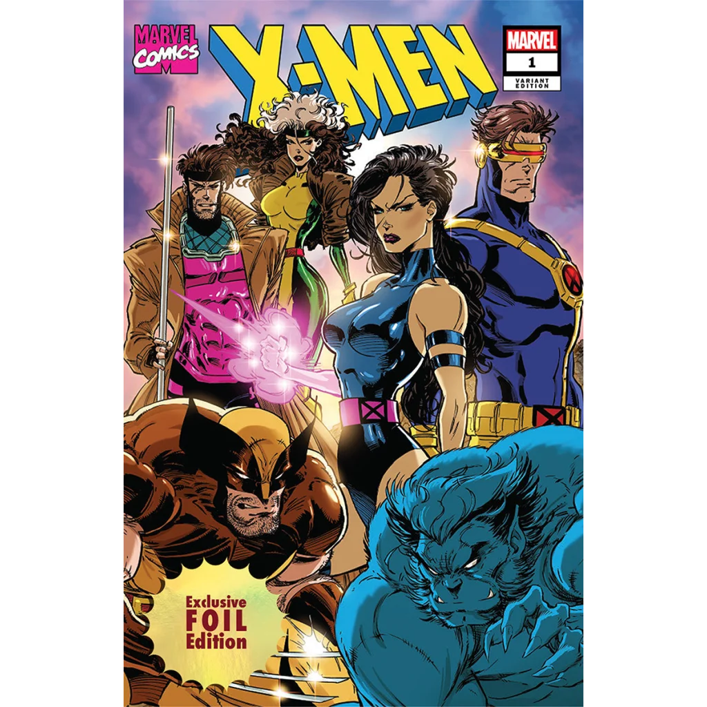 [FOIL] X-Men #1 (1991) Facsimile Unknown Comic Kaare Andrews MEGACON 2025 Exclusive Blue Team Var (02/05/2025)