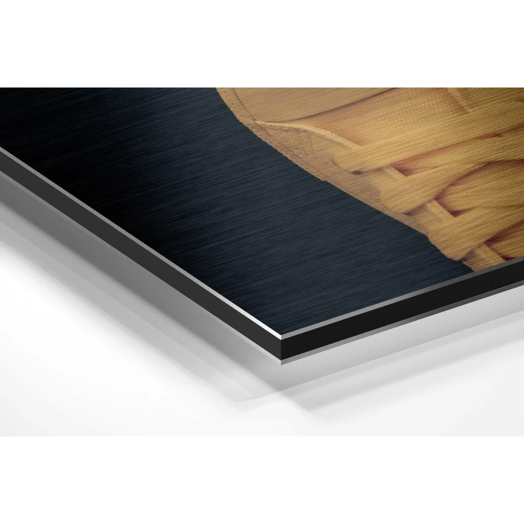 Glass Wall Art Follow Your Dreams Brushed Aluminium Dibond Wall Art