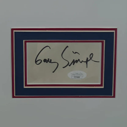 Forrest Gump movie poster framed with cast autographs and Gary Simpkins signature