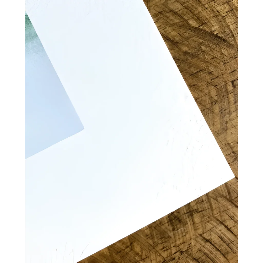 Fort Tryon Park Linden Terrace staircase art on white textured paper with blue gradient