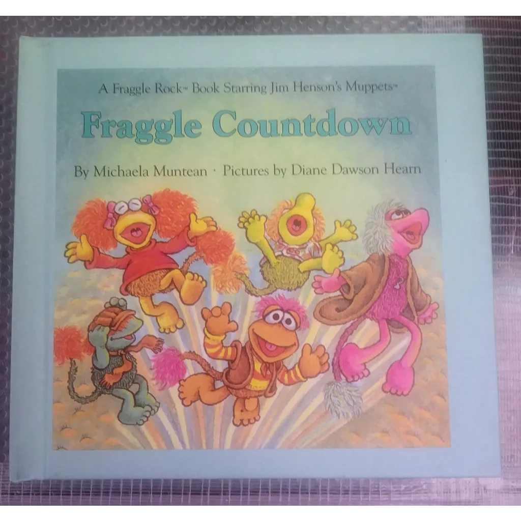 Fraggle Rock Fraggle Countdown 1985 book with colorful Muppet illustrations