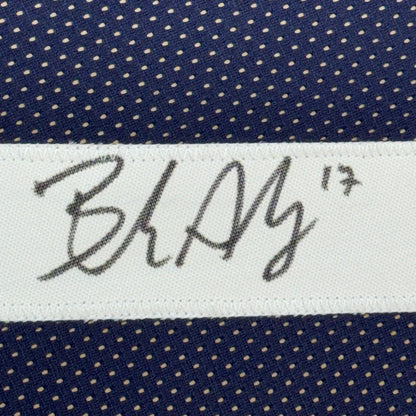 Framed Autographed Brandon Aubrey 35x39 Dallas Thanksgiving Day Football Jersey Beckett BAS COA | Certified Authentic Signed Memorabilia | vintageantiquesgifts.com